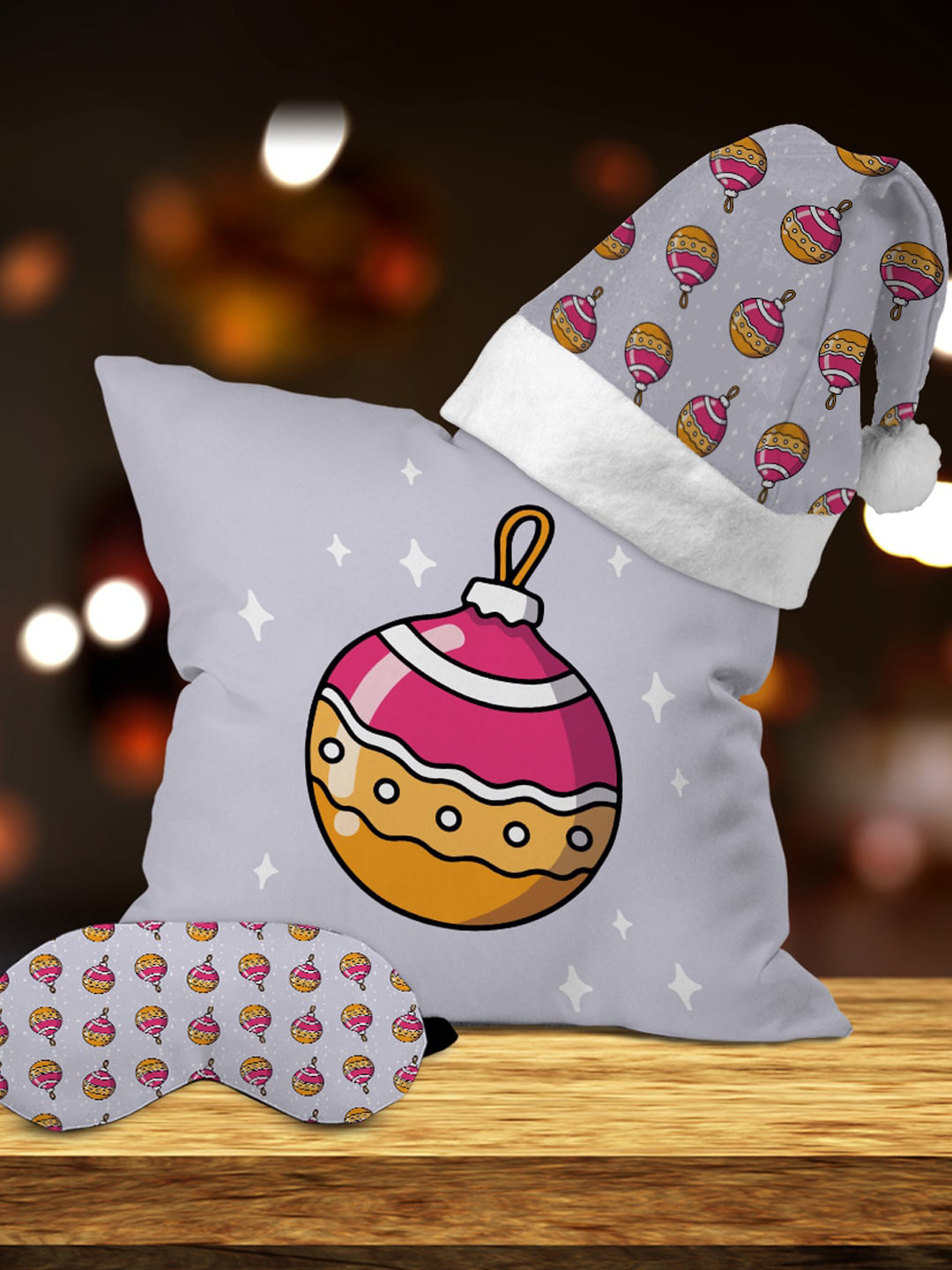 

Crazy Corner Lavender Set Of 3 Cushion Hat & Eye Mask Christmas Gift Set