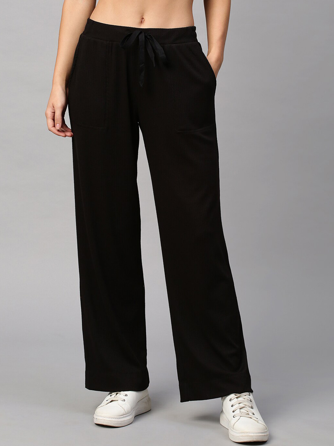 

Chemistry Women Staright Lounge Pants, Black