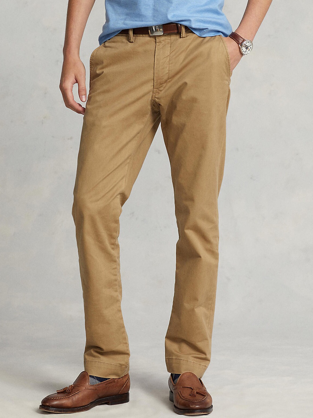 

Polo Ralph Lauren Men Casual Cotton Trousers, Tan