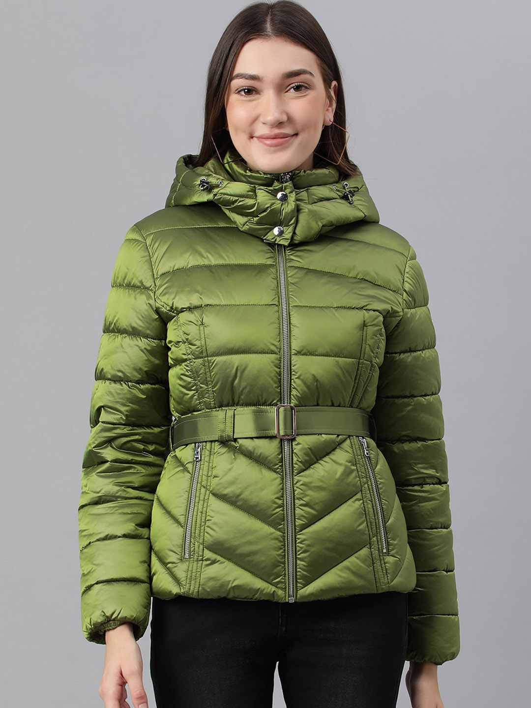

Woods Women Puffer Jacket, Green