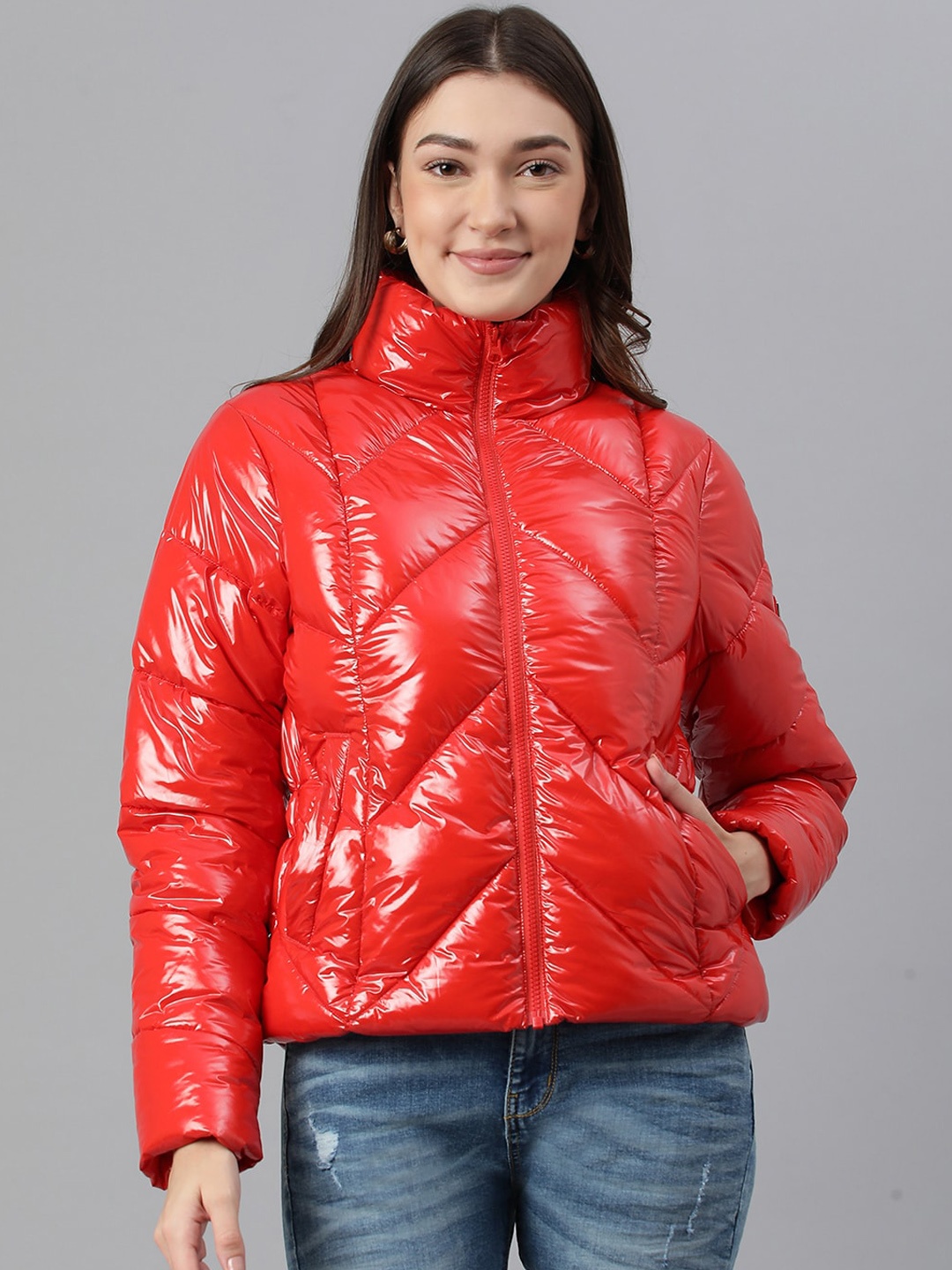 

Woods Women Quilted Jacket, Red