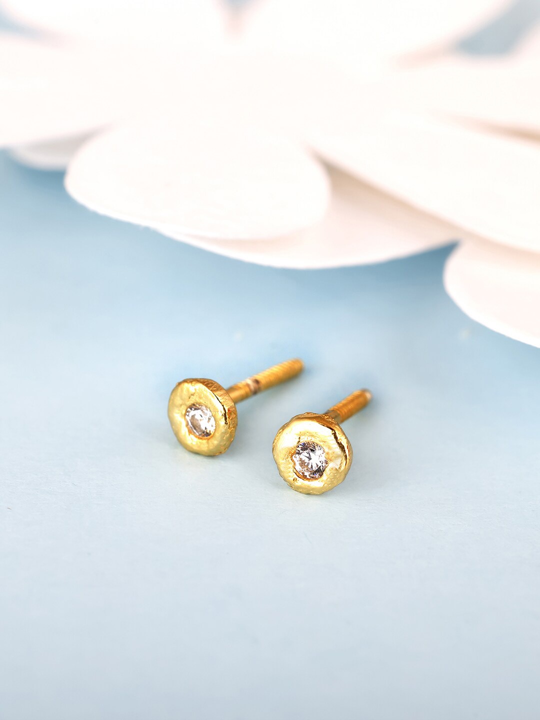 

GIVA Gold-Plated Classic Studs Earrings