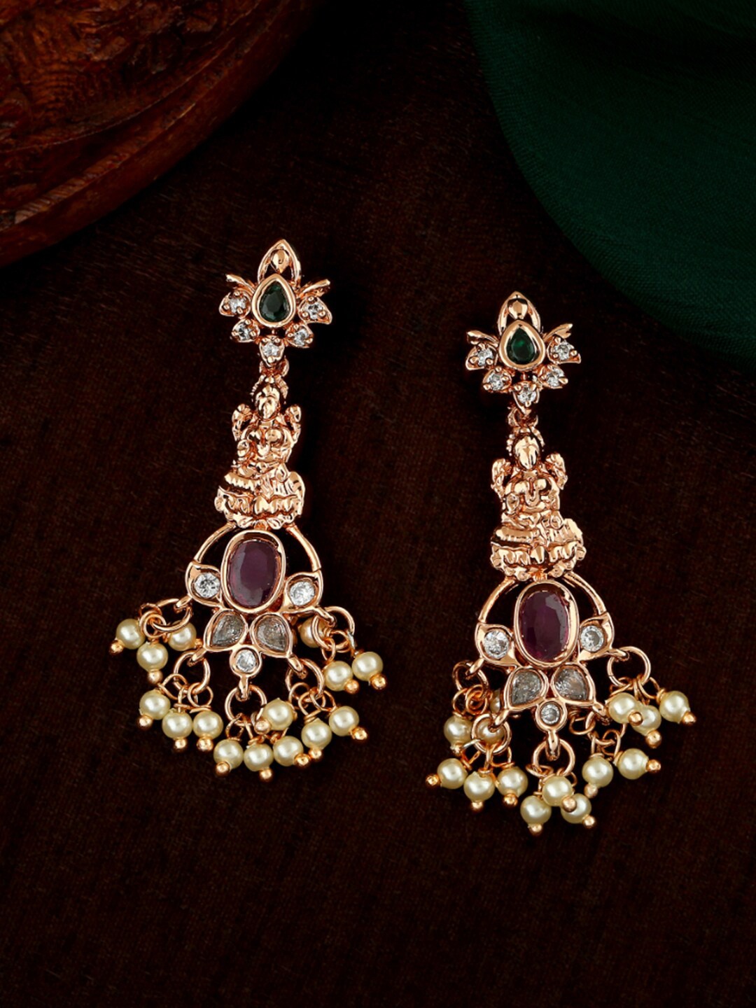 

Estele Rose Gold Plated Classic Drop Earrings