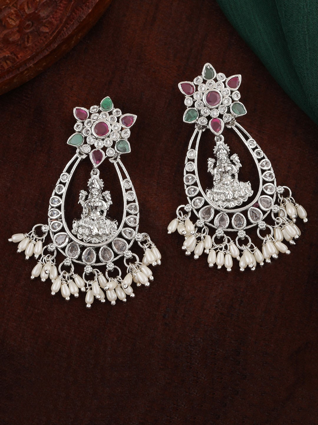 

Estele Silver-Plated Classic Drop Earrings