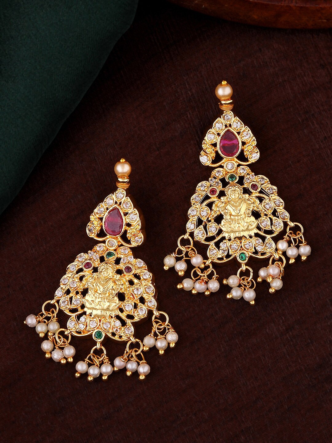 

Estele Gold-Plated Classic Drop Earrings