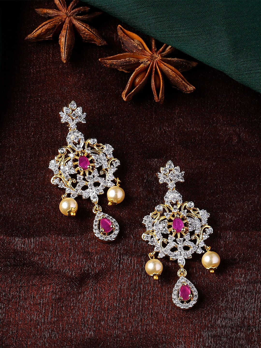 

Estele Gold-Plated Classic Drop Earrings