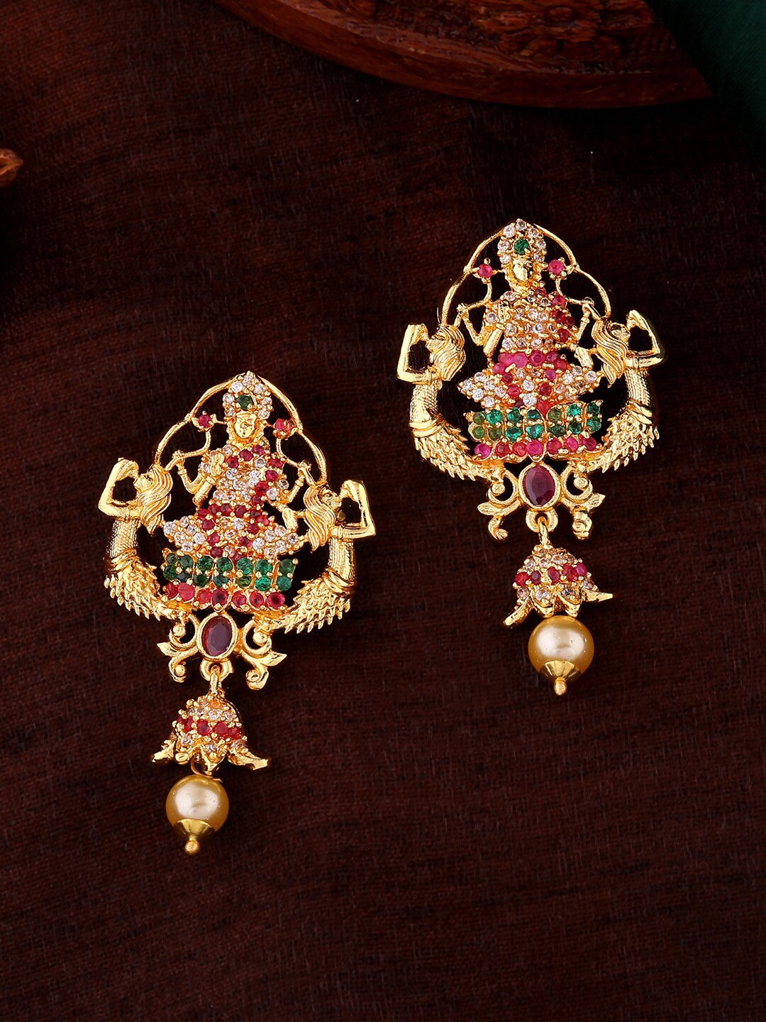 

Estele Gold-Plated Classic Jhumkas Earrings
