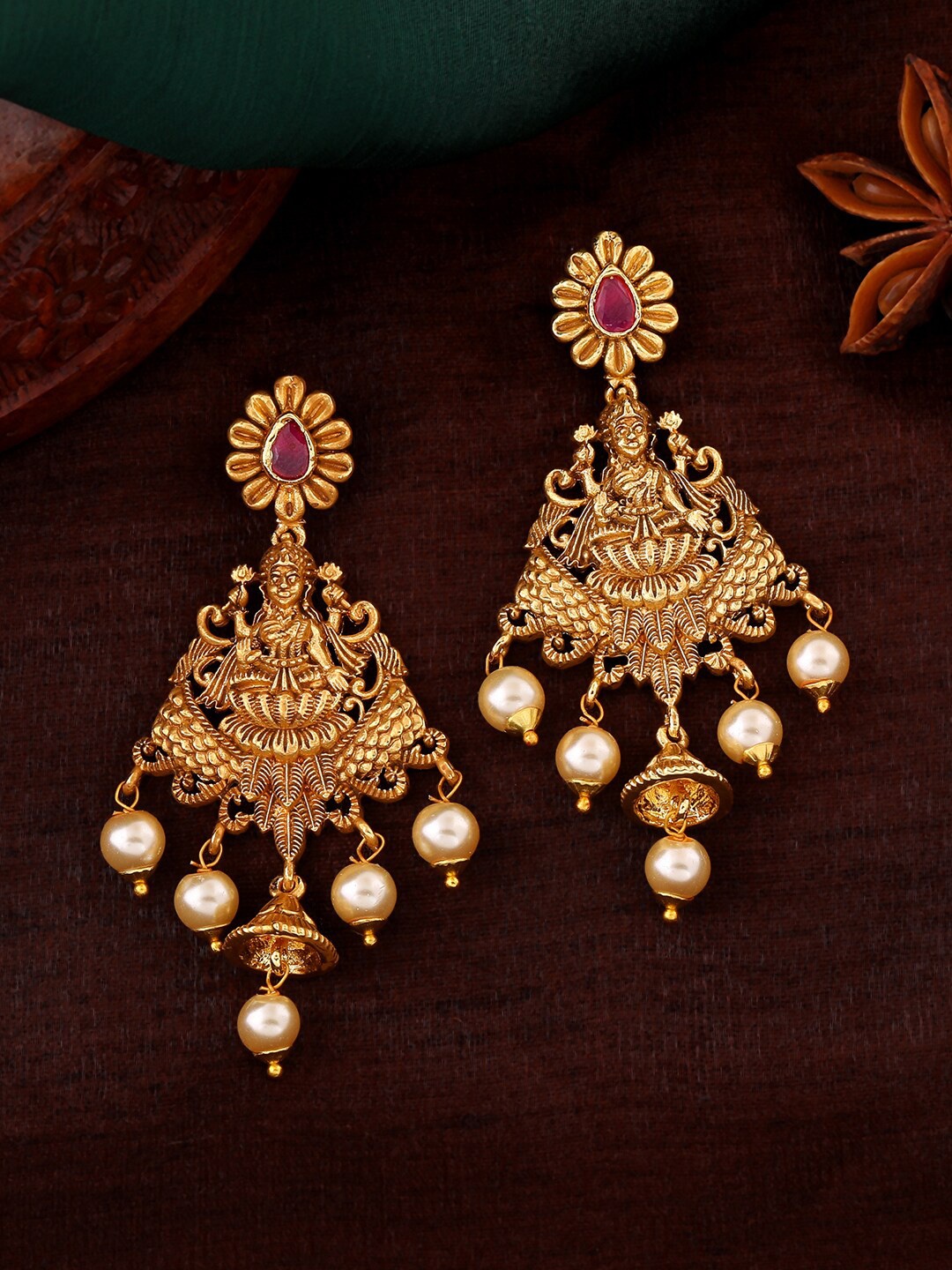 

Estele Classic Drop Earrings, Gold