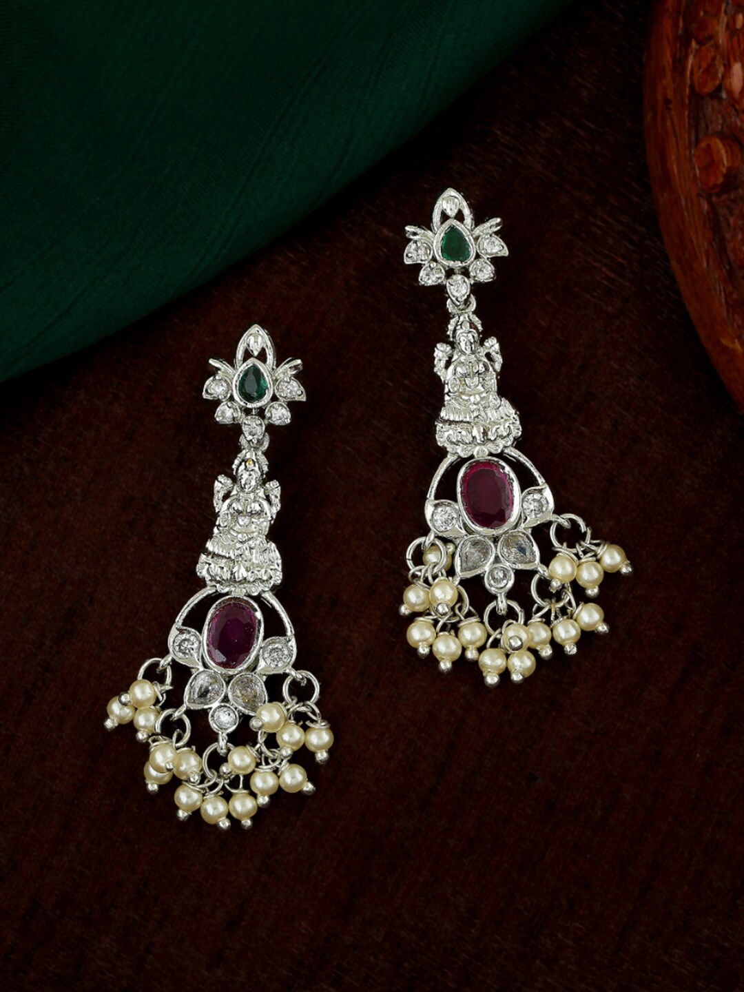 

Estele Classic Drop Earrings, Silver