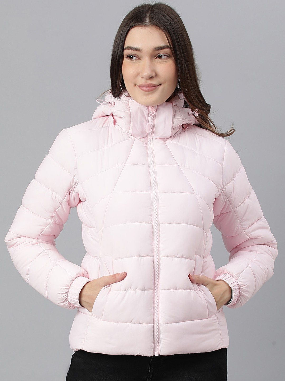 

Woodland Women Puffer Jacket, Pink
