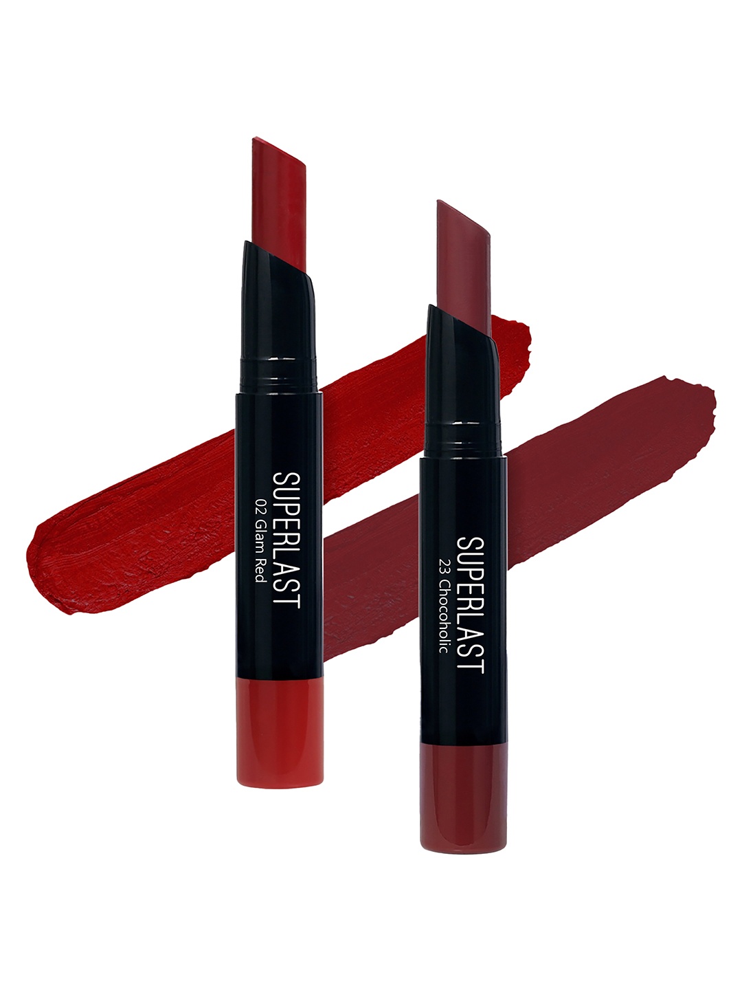 

ME-ON Set of 2 Superlast Matte Lipstick - Shade 2 & 23, Red