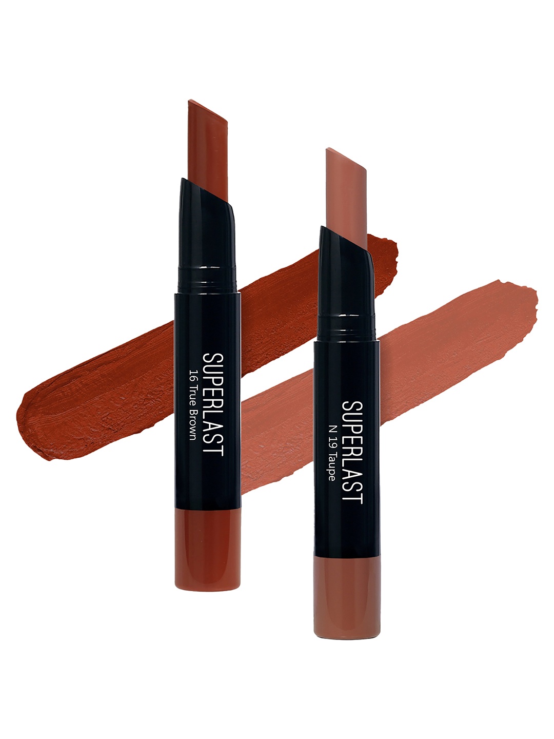 

ME-ON Set of 2 Superlast Matte Lipstick - Shade 16 & 19, Nude