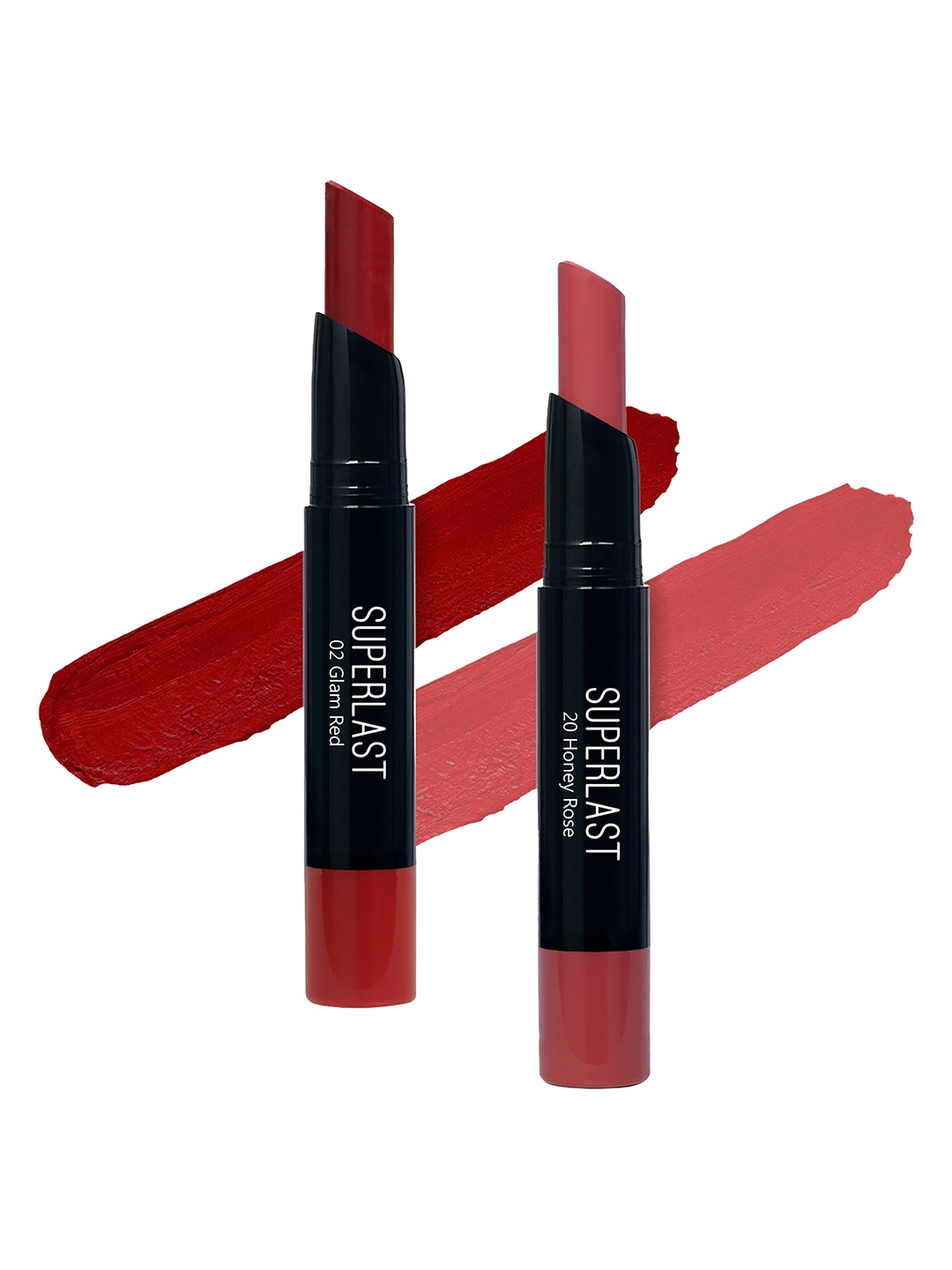 

ME-ON Set of 2 Superlast Matte Lipstick - Shade 2 & 20, Red