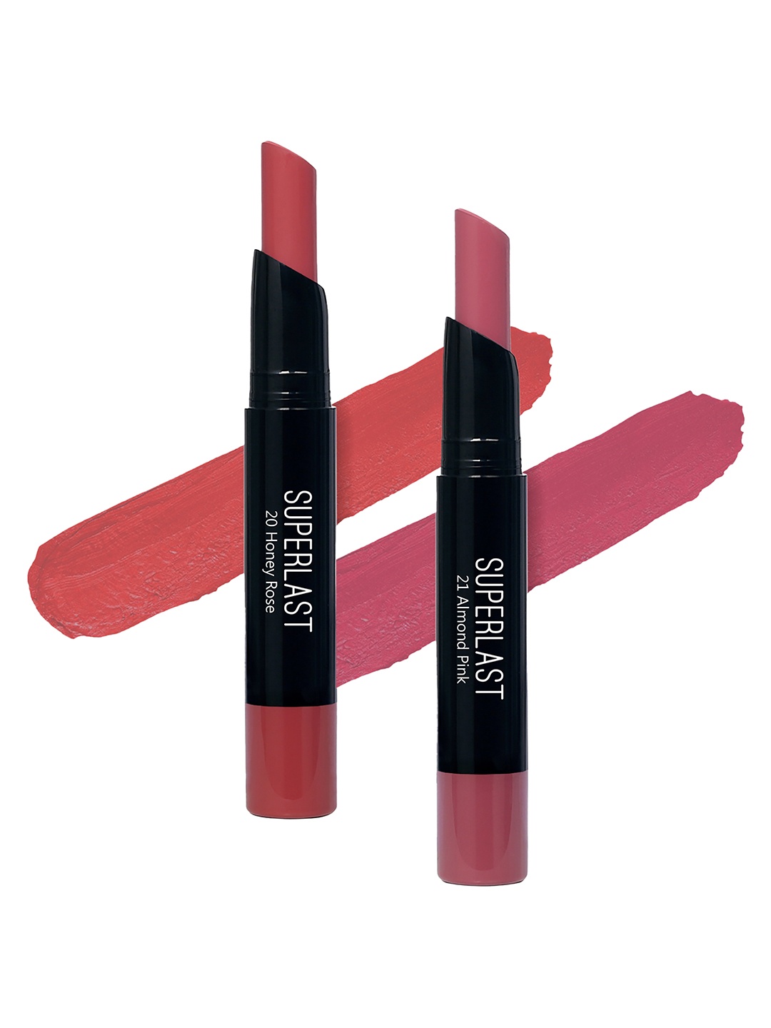 

ME-ON Set of 2 Superlast Matte Lipstick - Shade 20 & 21, Nude