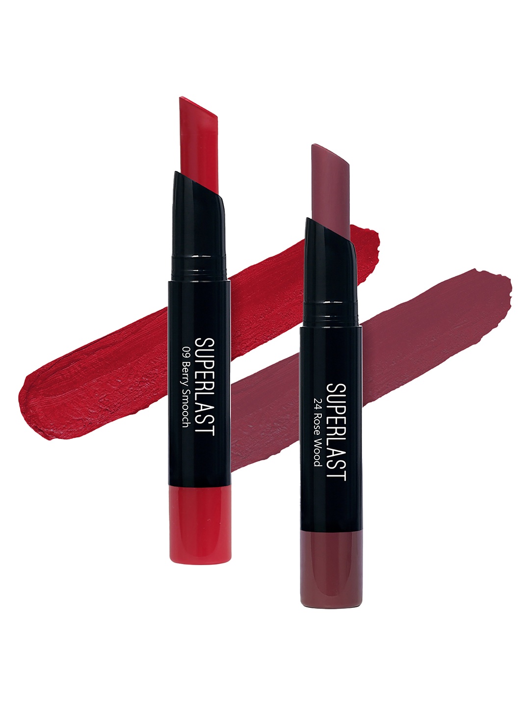 

ME-ON Set of 2 Superlast Matte Lipstick - Shade 9 & 24, Red