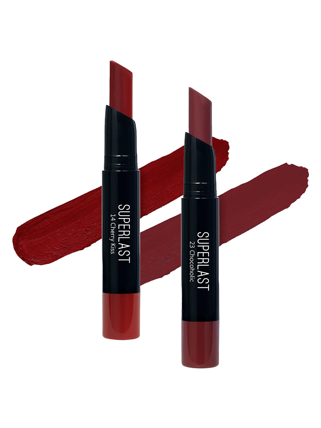 

ME-ON Set of 2 Superlast Matte Lipstick - Shade 14 & 23, Maroon