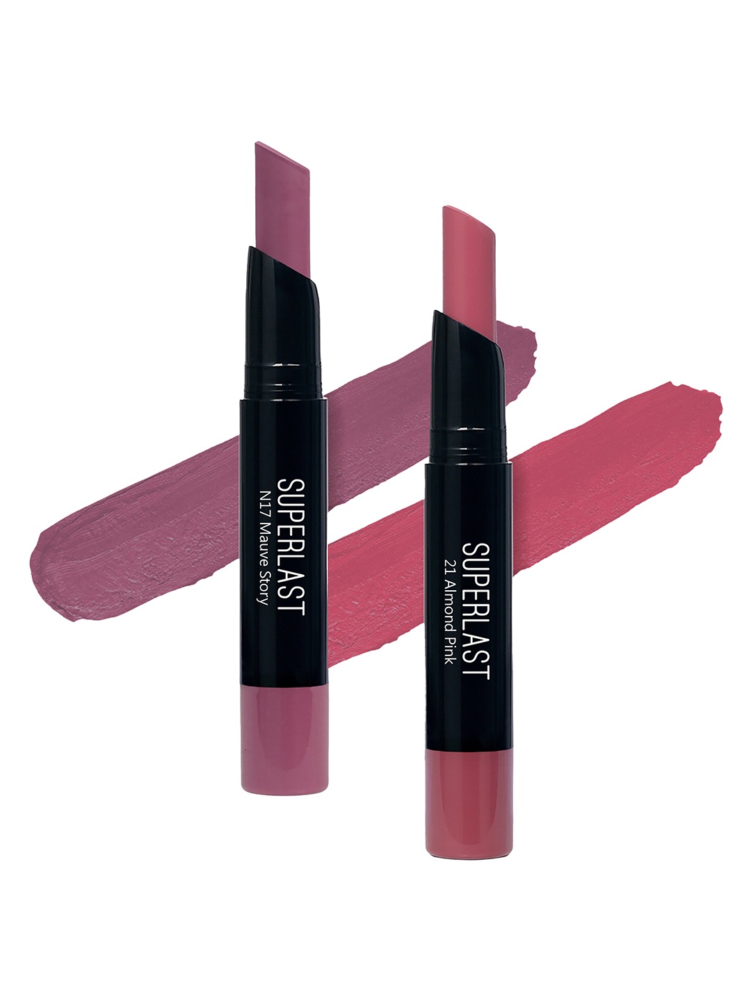 

ME-ON Set of 2 Superlast Matte Lipstick - Shade 17 & 21, Rust