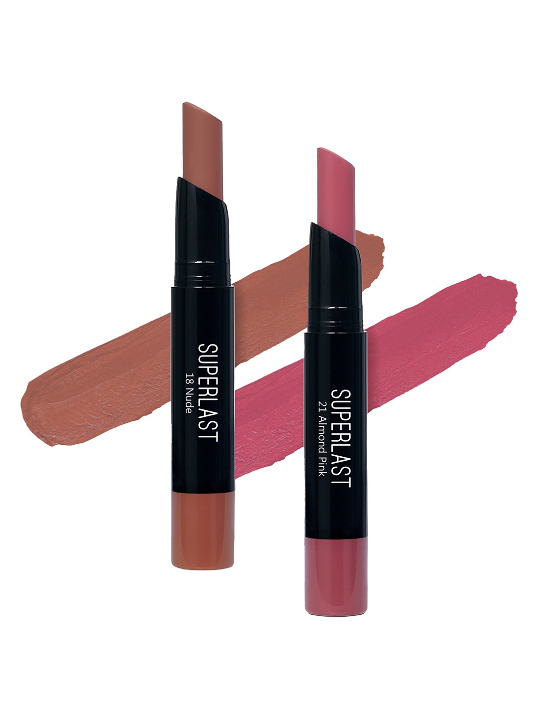 

ME-ON Set of 2 Superlast Matte Lipstick - Shade 18 & 21, Rust