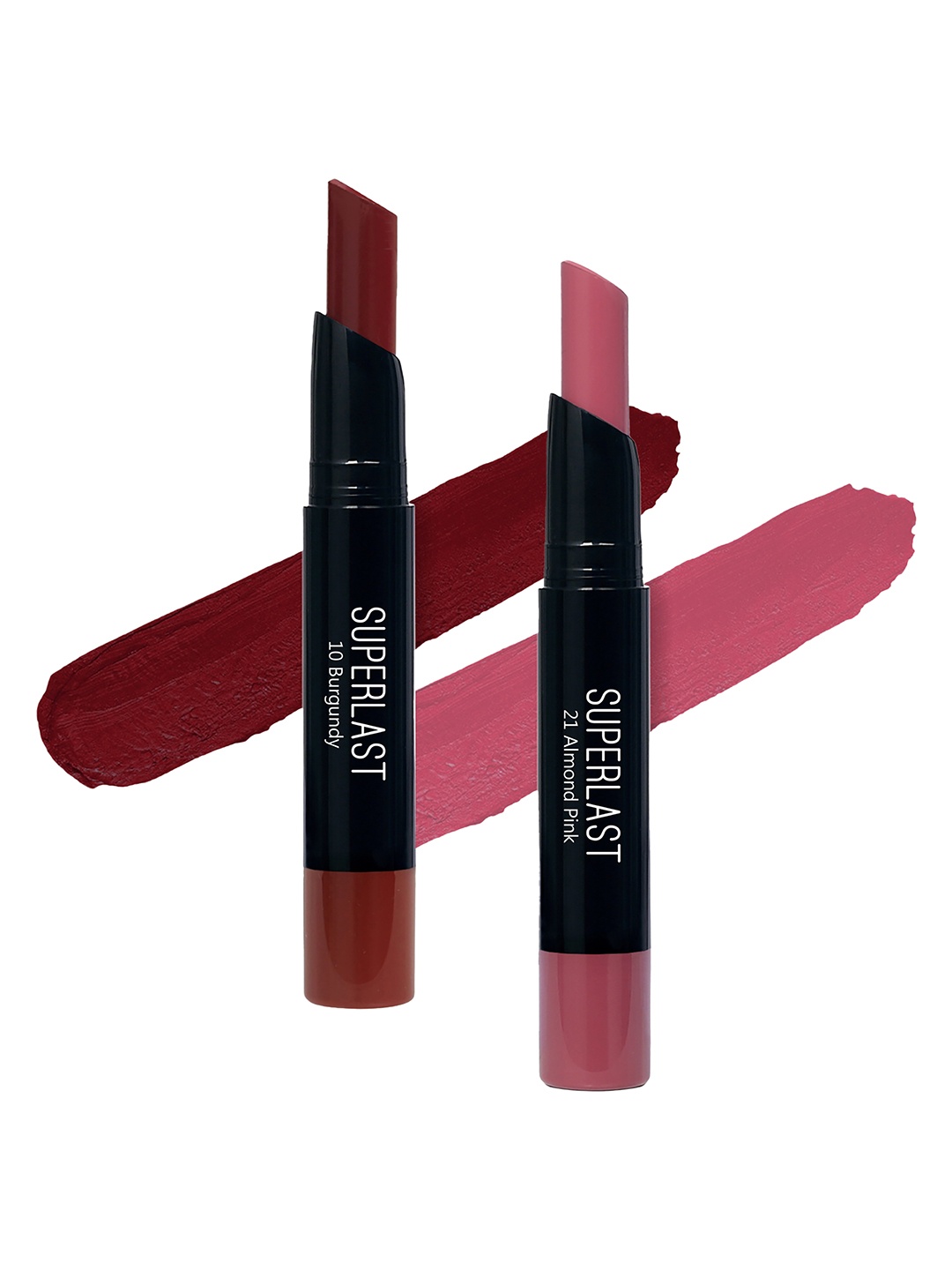 

ME-ON Set of 2 Superlast Matte Lipstick - Shade 10 & 21, Maroon