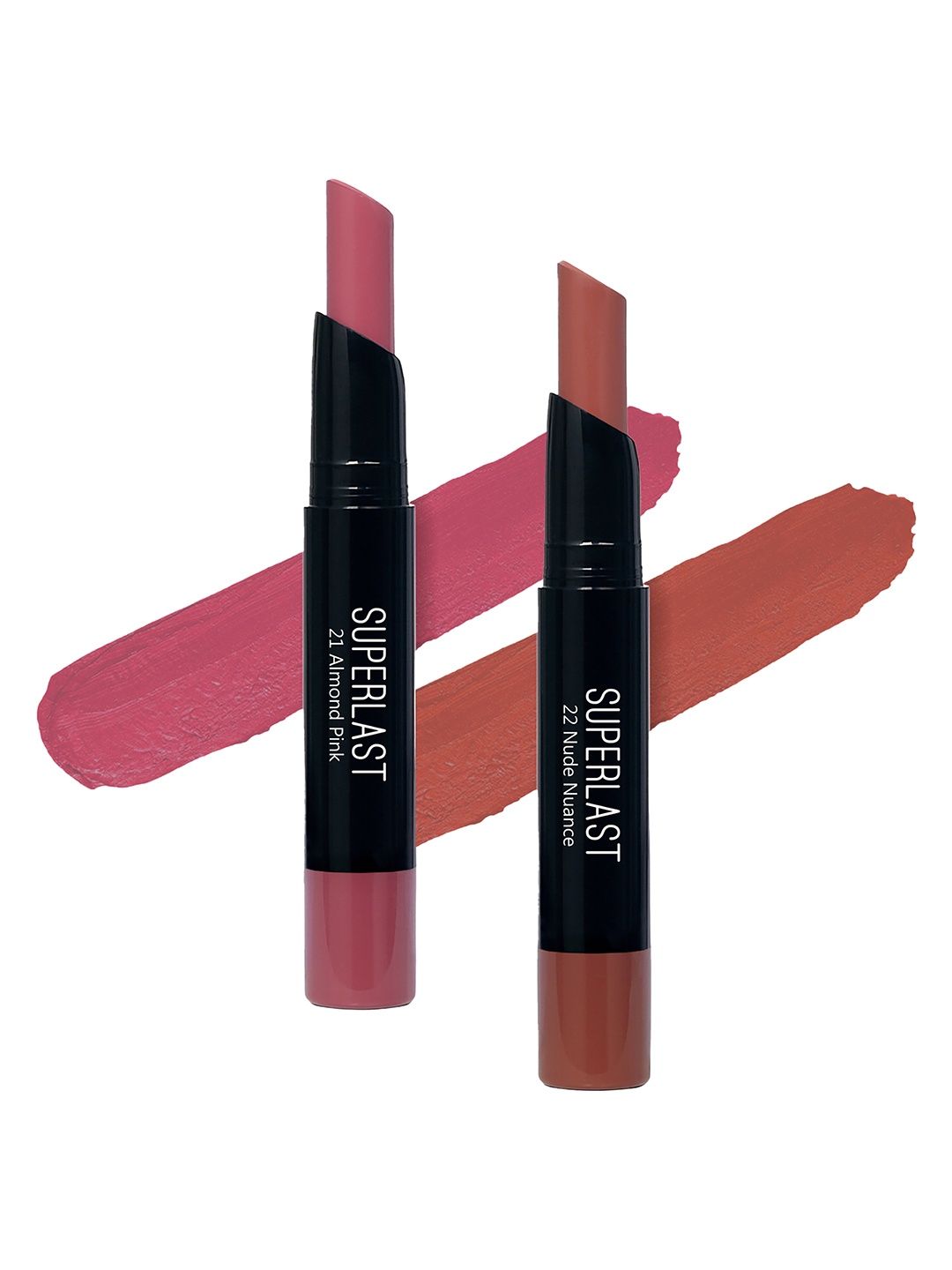 

ME-ON Set of 2 Superlast Matte Lipstick - Shade 21 & 22, Pink