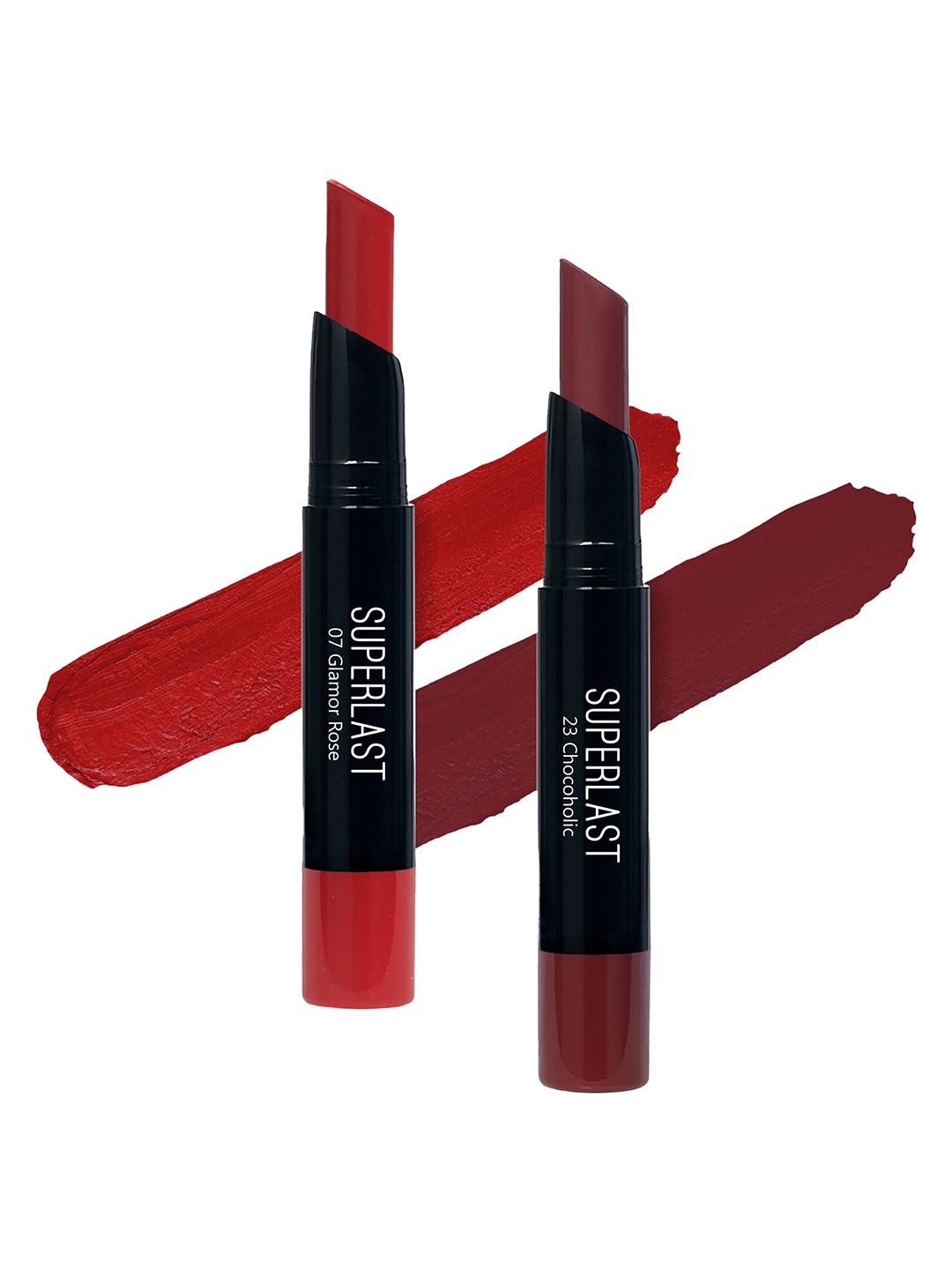 

ME-ON Set of 2 Superlast Matte Lipstick - Shade7 & 23, Red