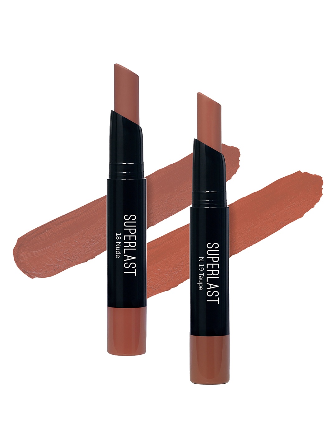 

ME-ON Set of 2 Superlast Matte Lipstick - Shade 18 & 19, Rust
