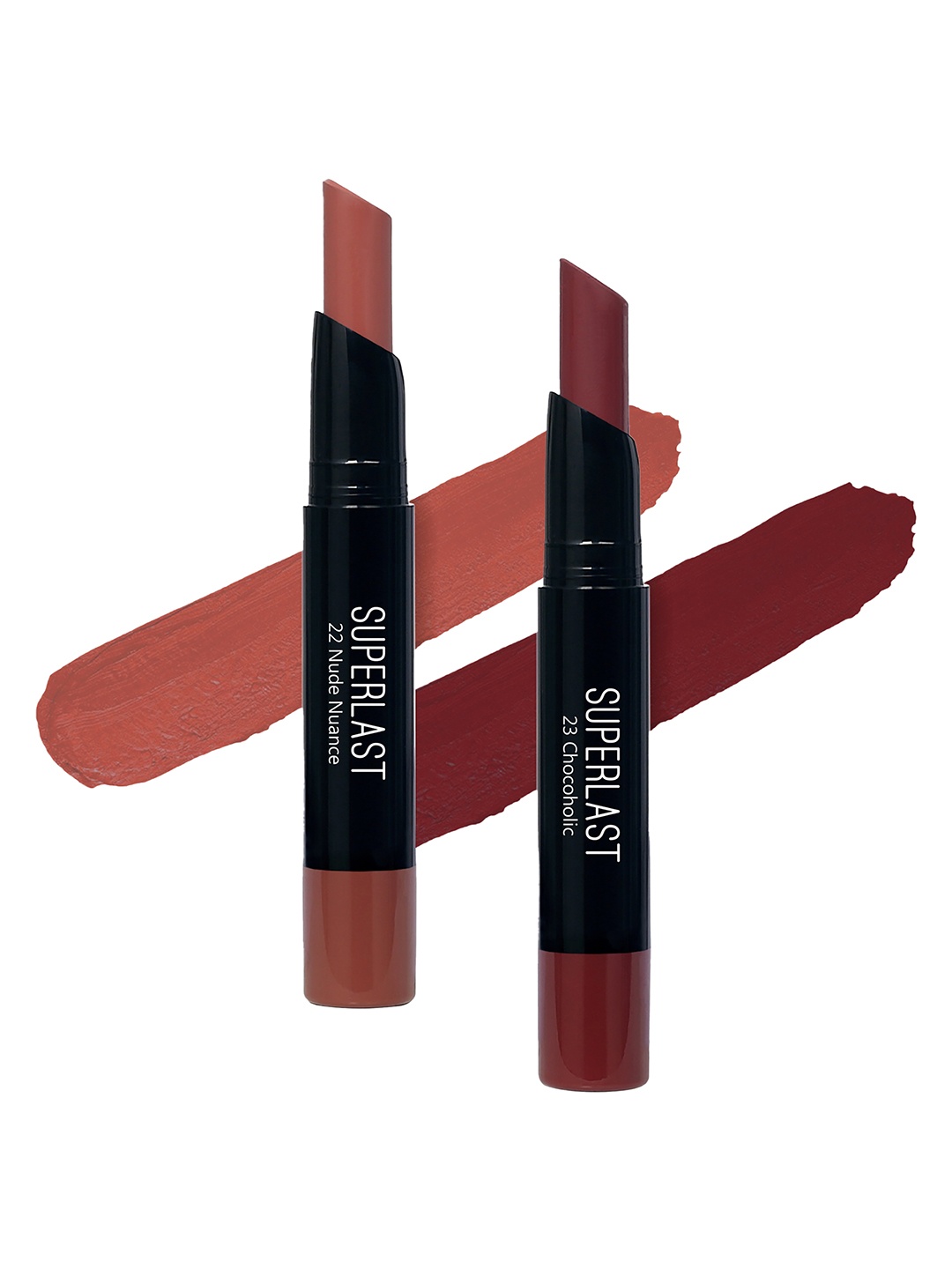 

ME-ON Set of 2 Superlast Matte Lipstick - Shade 22 & 23, Nude