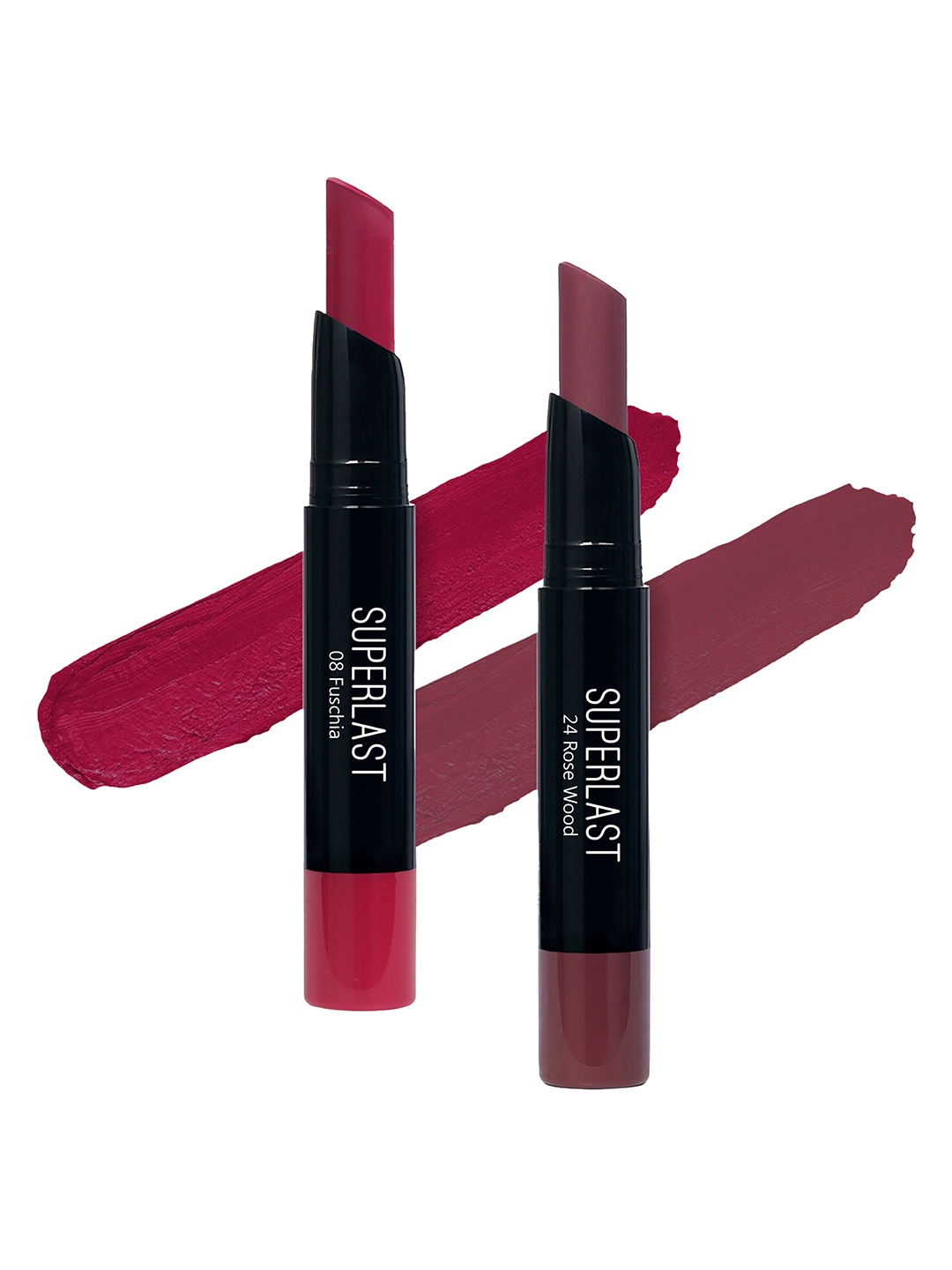 

ME-ON Set of 2 Superlast Matte Lipstick - Shade 8 & 24, Magenta