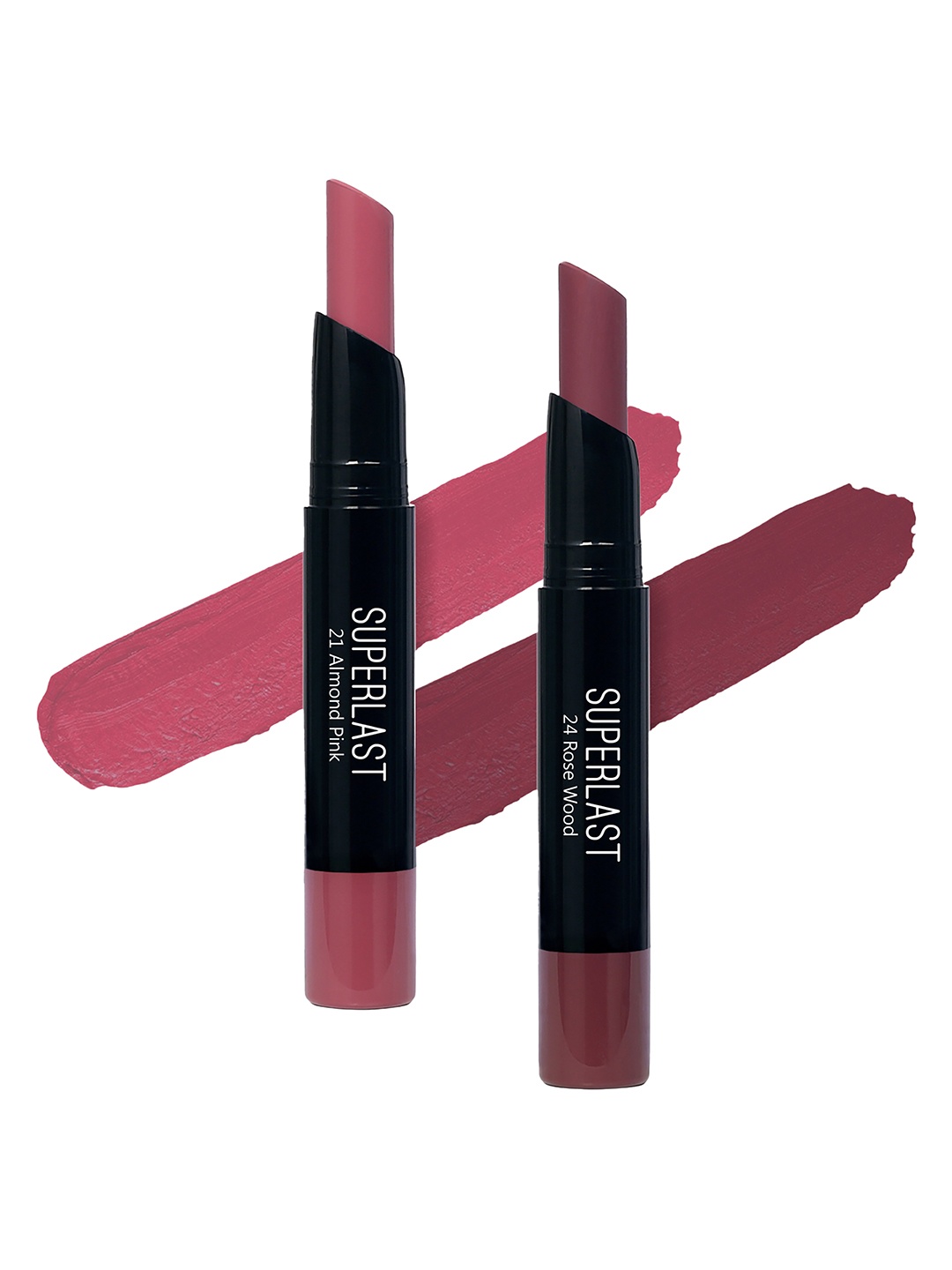 

ME-ON Set of 2 Superlast Matte Lipstick - Shade 21 & 24, Pink
