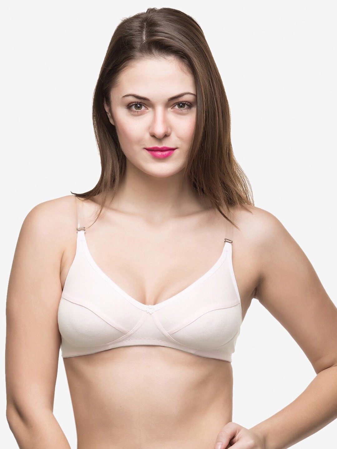 

Docare Non Padded Cotton Full Coverage Bra, White