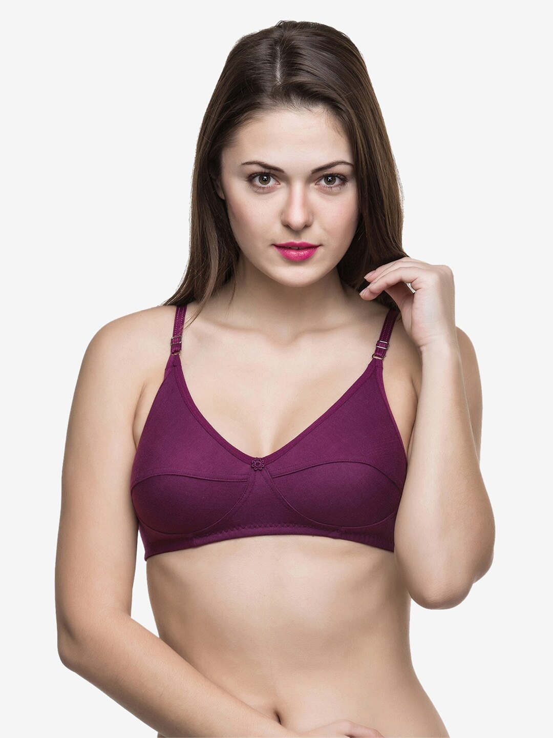 

Docare Non Padded Full Coverage Bra, Purple