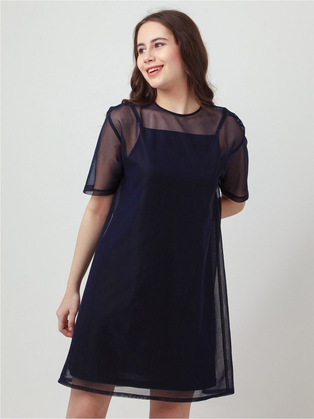 

Zink London A-Line Short Dress, Black