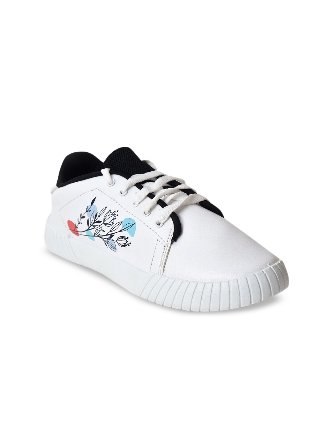 

IMPAKTO Women Printed Sneakers, White