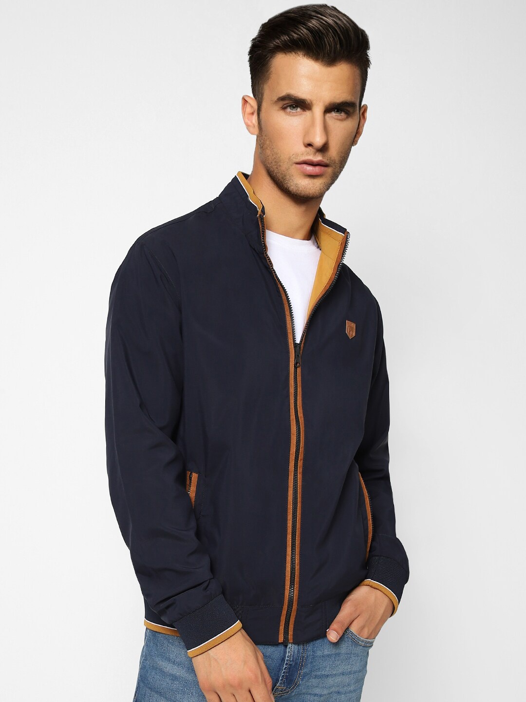 

Jack & Jones Men Bomber Jacket, Blue