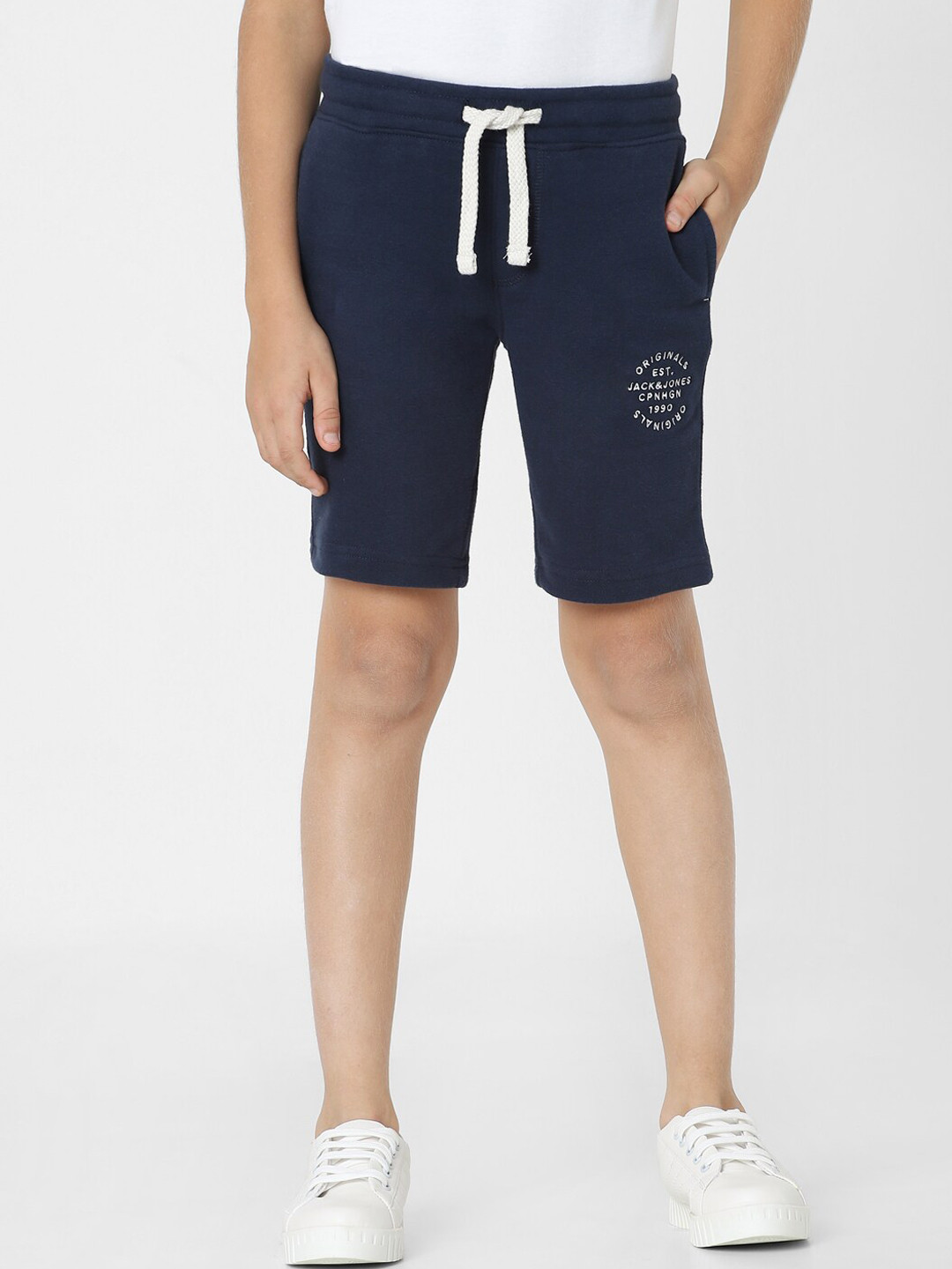 

Jack & Jones Junior Boys Cotton Shorts, Navy blue