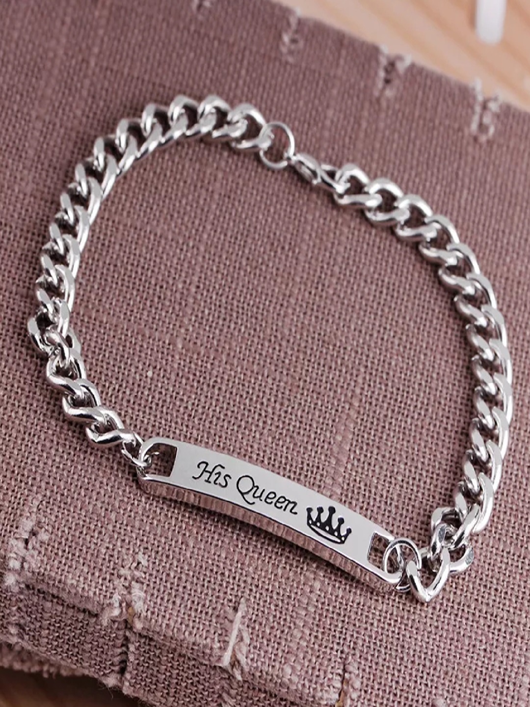 

Mahi Women Rhodium-Plated Multistrand Bracelet, Silver