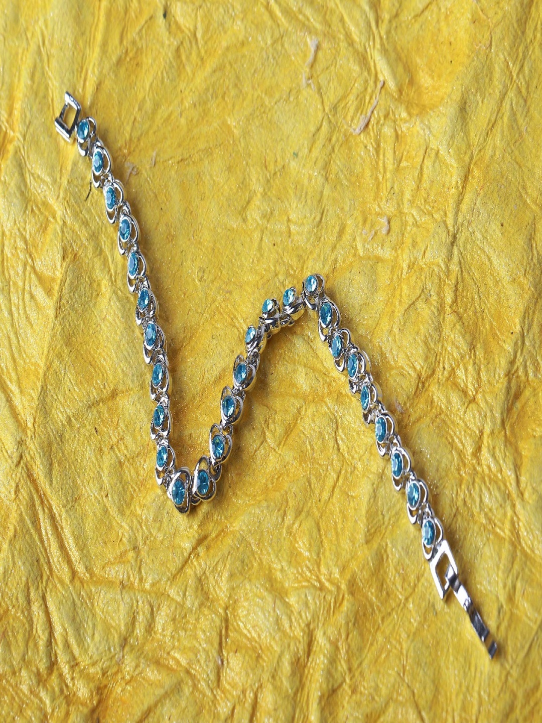 

Mahi Women Rhodium-Plated Multistrand Bracelet, Silver