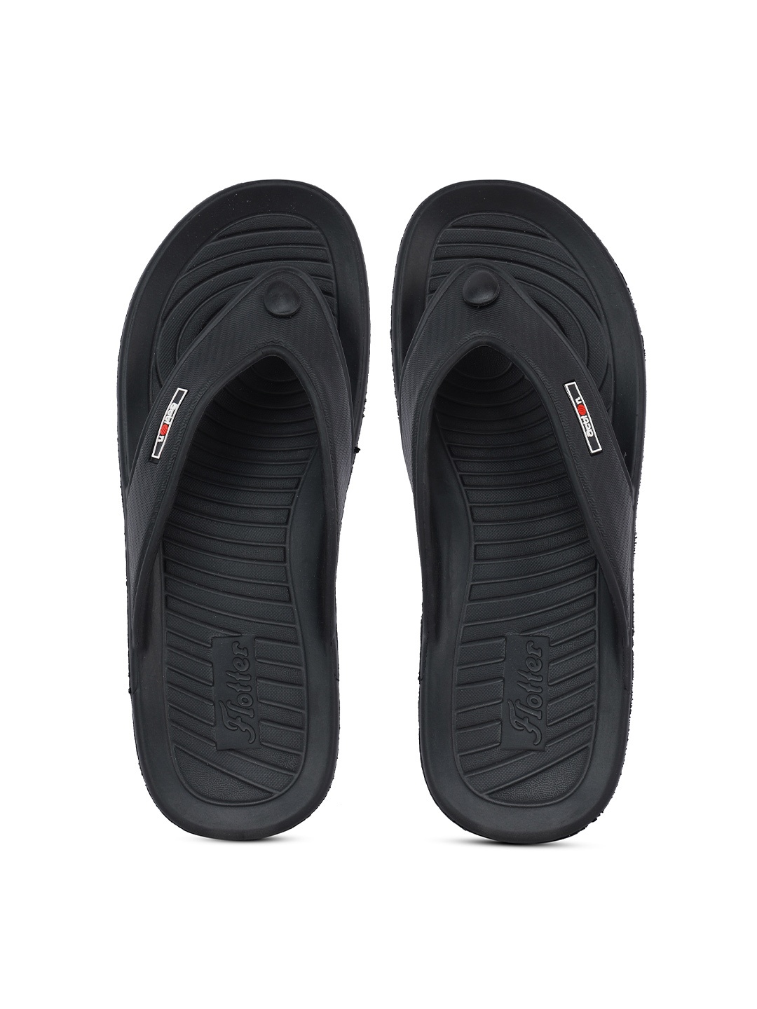 

Action EVA Flotter Men Thong Flip-Flops, Black