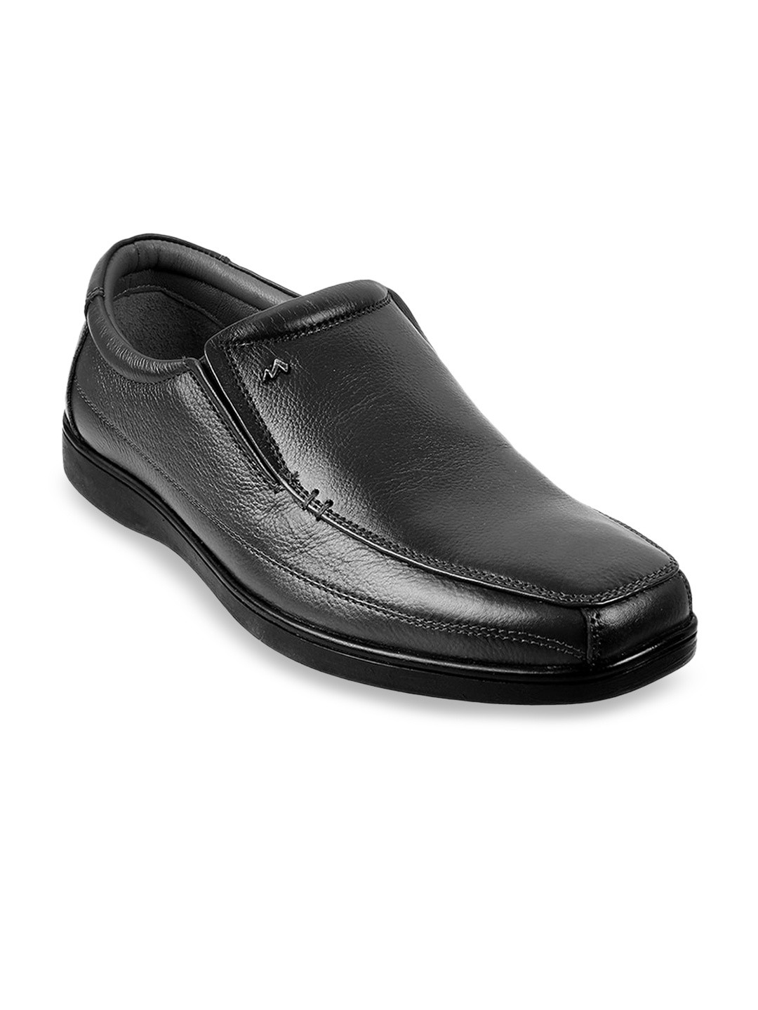 

Metro Men Leather Formal Slip-On Shoes, Black