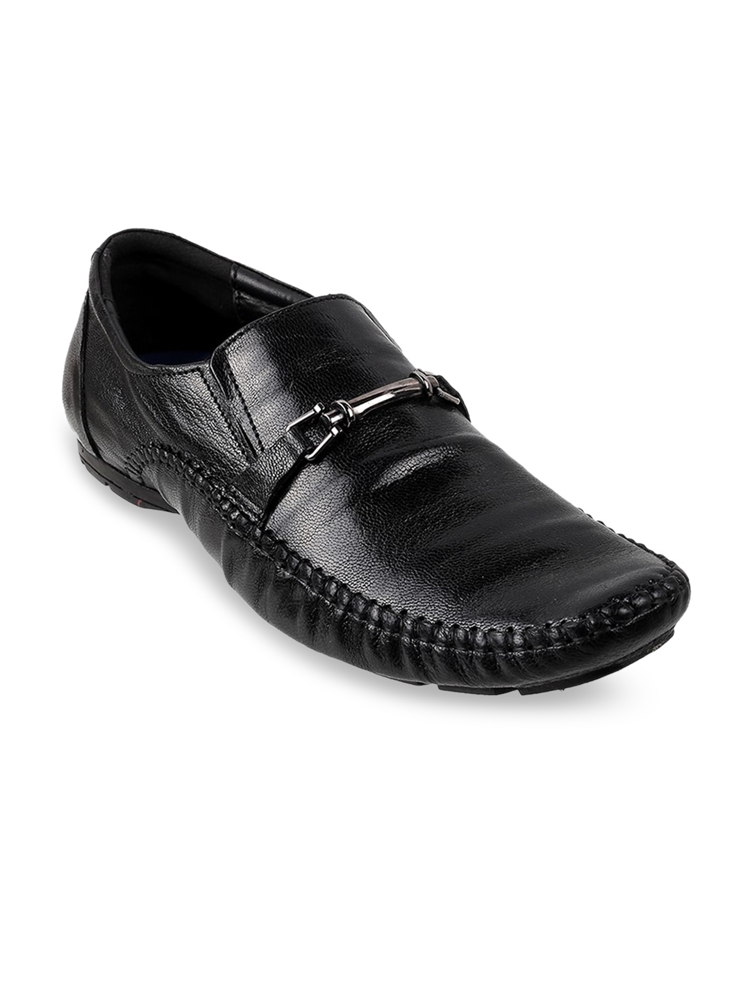 

Metro Men Leather Driving Shoes, Black