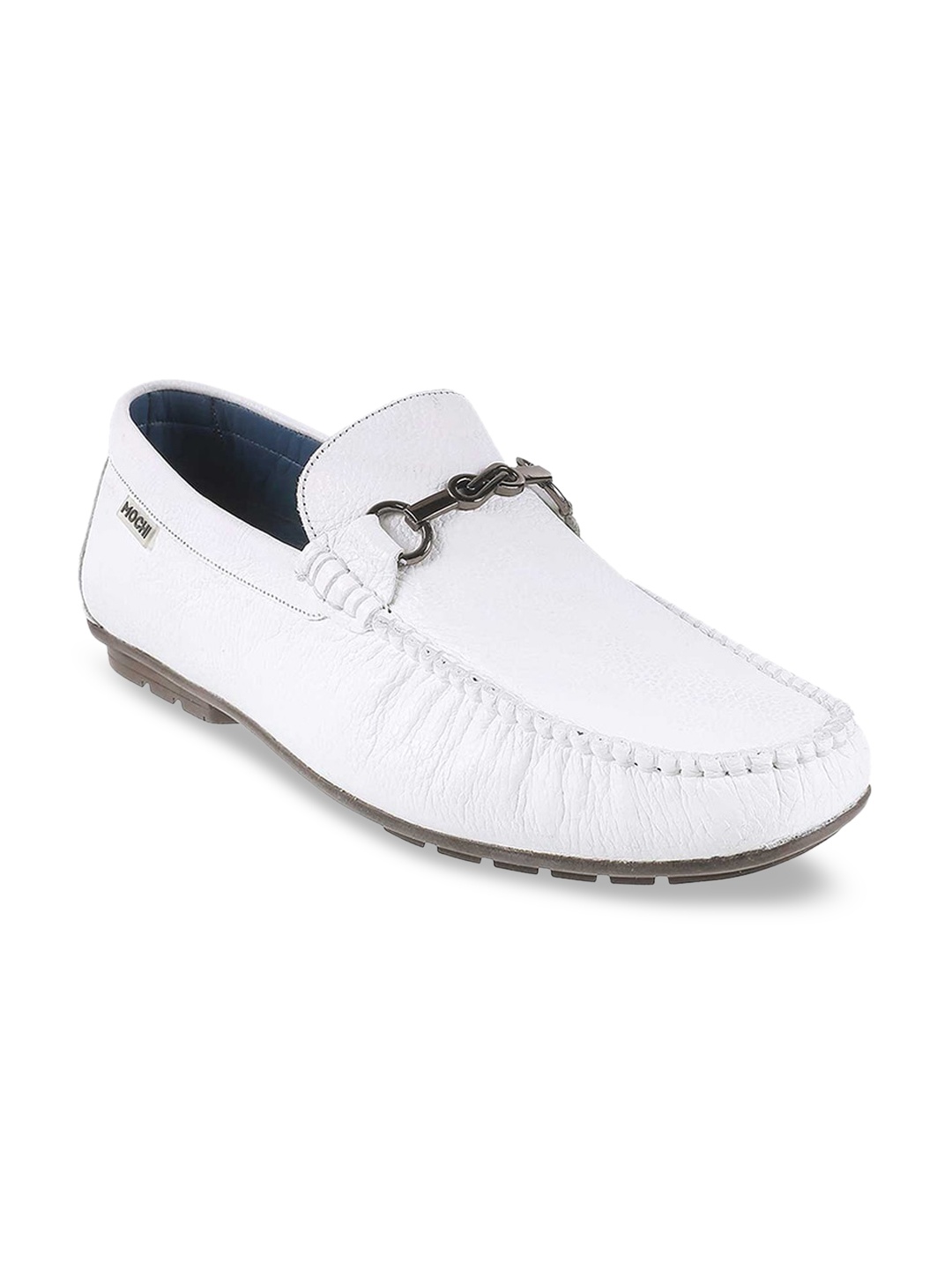 

Mochi Men Comfort Insole Loafers, White