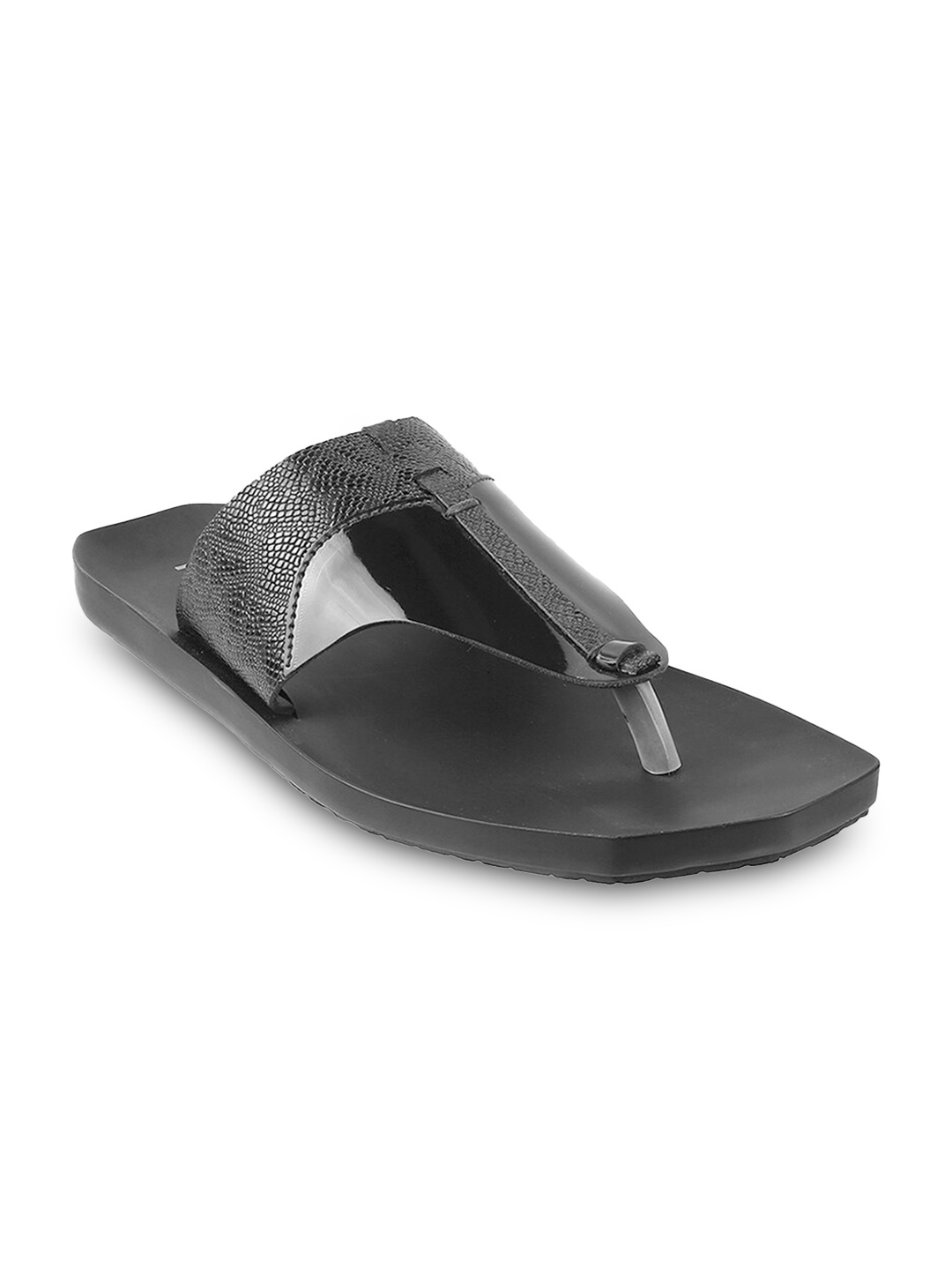 

Mochi Men Leather Comfort Sandals, Black