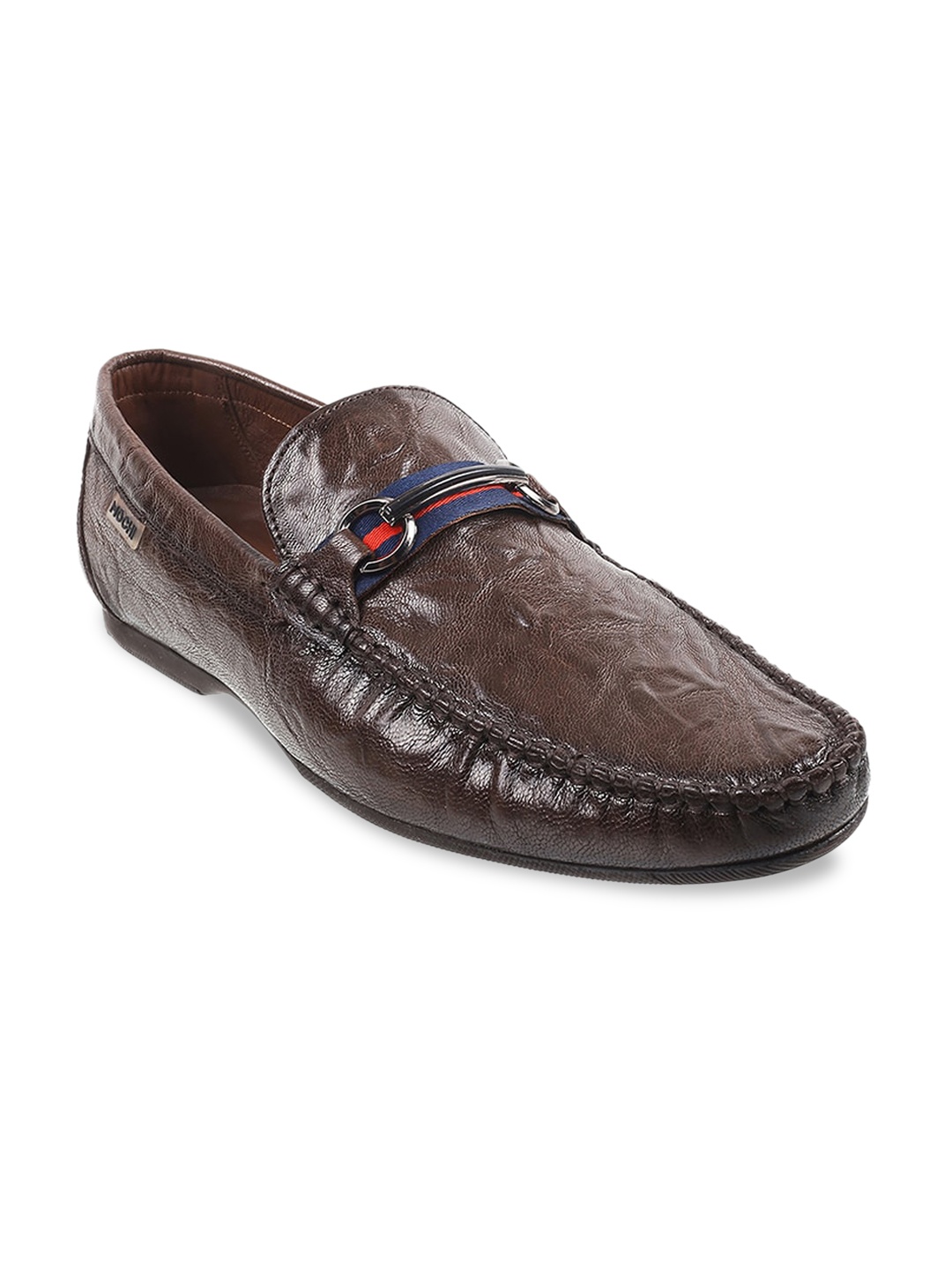 

Mochi Men Textured Loafers, Tan