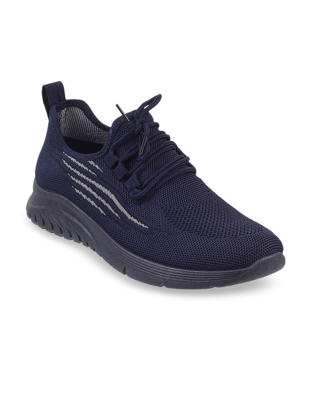 

WALKWAY by Metro Men Woven Design Sneakers, Navy blue