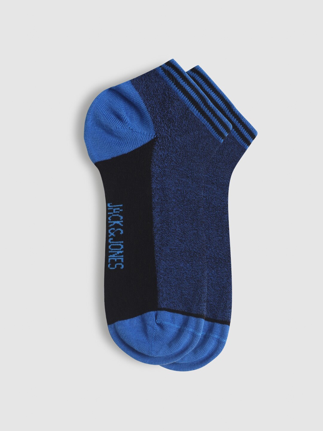 

Jack & Jones Men Patterned Ankle-Length Socks, Blue