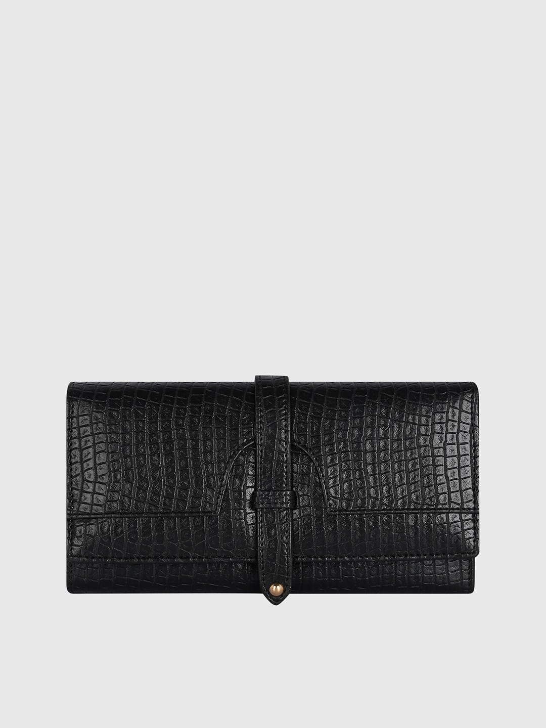 

Bagsy Malone Textured Envelope Clutch, Black