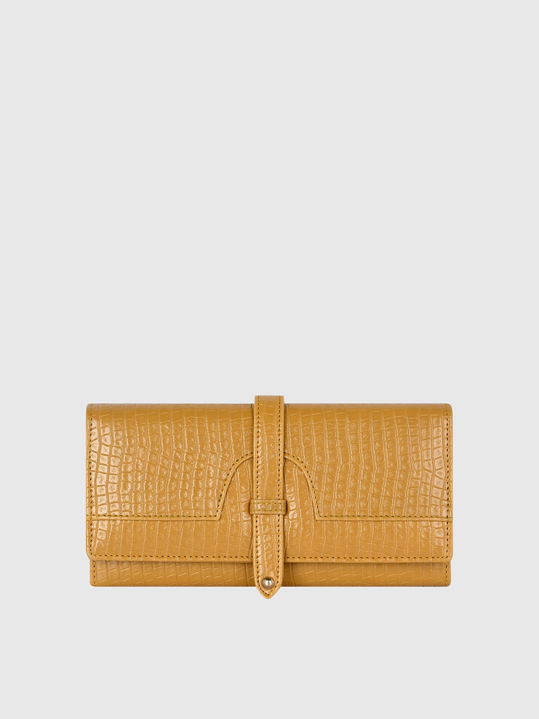 

Bagsy Malone Textured Envelope Clutch, Mustard