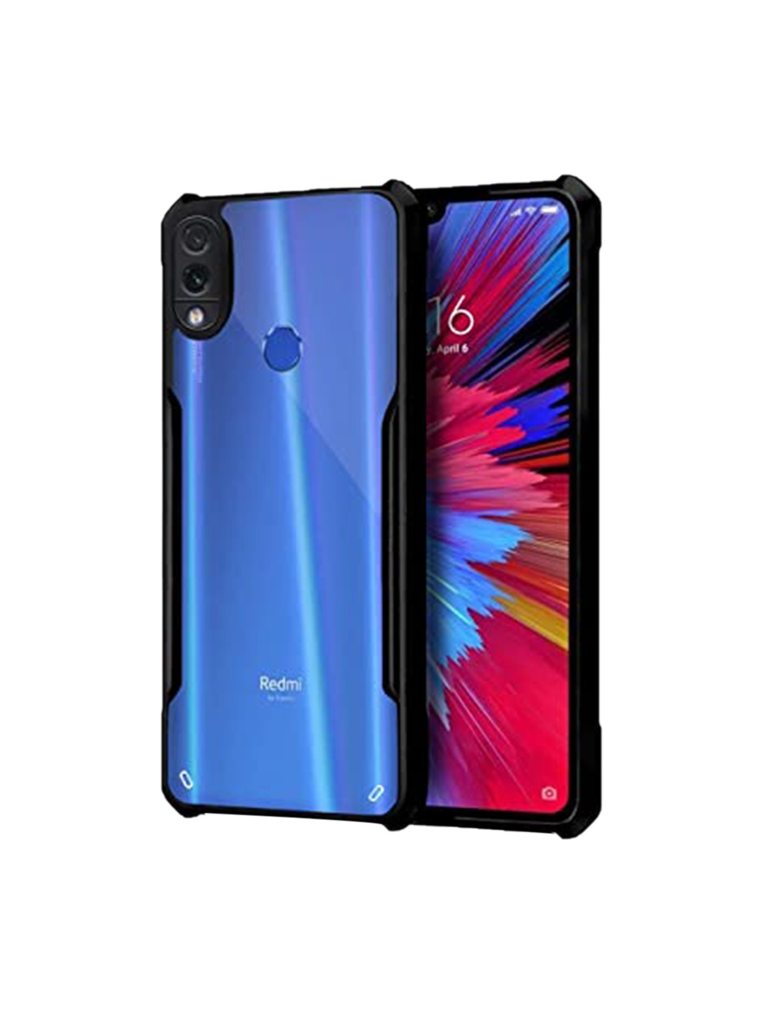 

Kastner Dust Proof Triple Protection Redmi Note 7 Polycarbonate Phone Back Case, Transparent