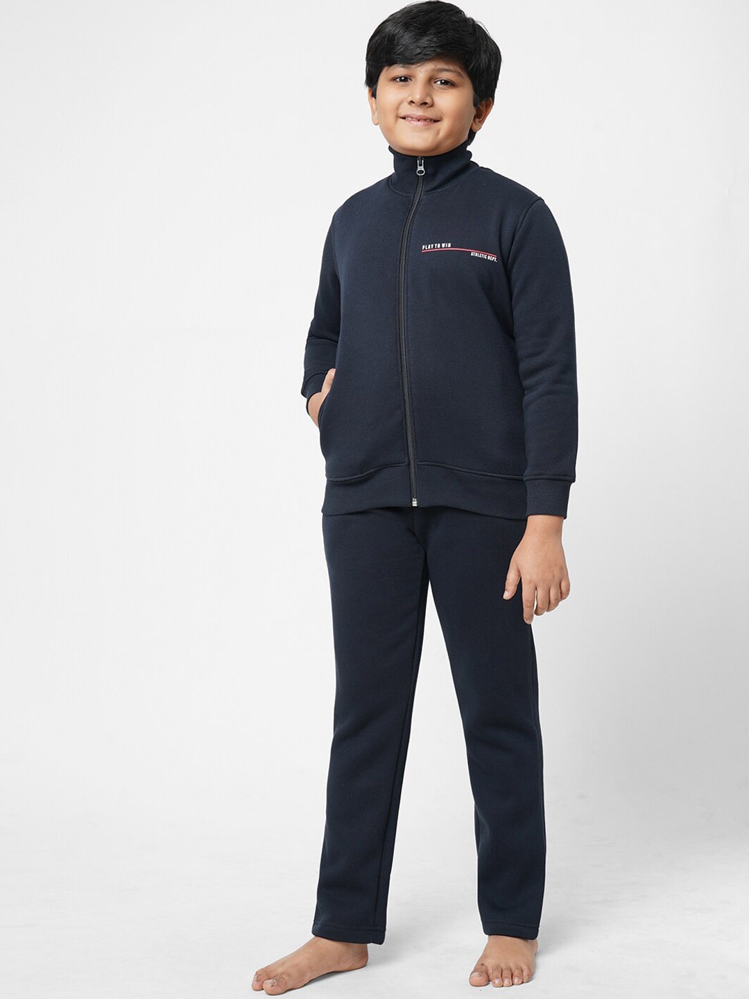 

Sweet Dreams Boys Navy Blue & White Night suit