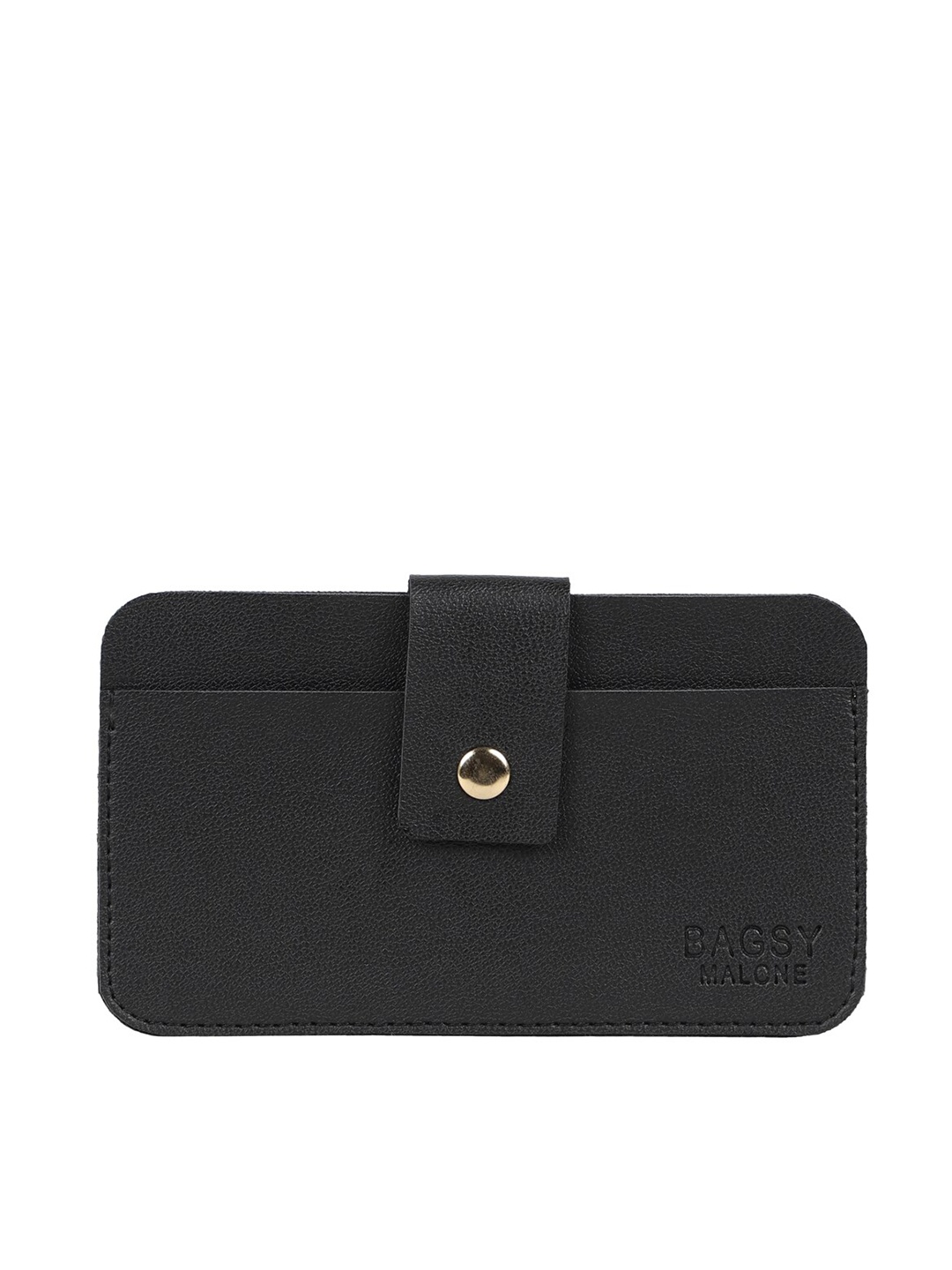 

Bagsy Malone Black & Gold-Toned Purse Clutch
